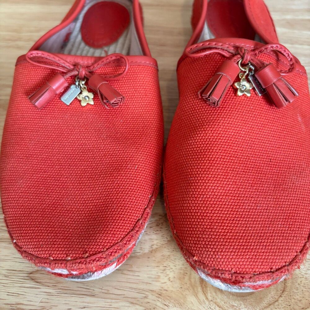 Coach Coral Espadrille‎ Size 7.5 - Picture 4 of 10